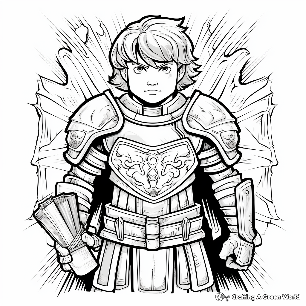 Belt of Truth Coloring Pages for Kids 1