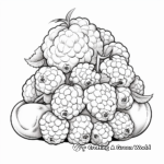 Berry Mix: Blackberry and Raspberry Coloring Sheets 2