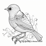 Bird Anatomy Coloring Pages 1