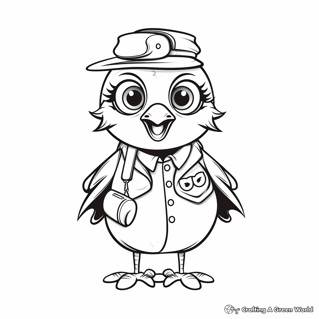 Bird Veterinary Care Coloring Pages 1