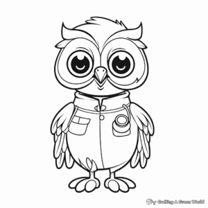 Bird Veterinary Care Coloring Pages 2