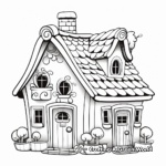 Birdhouse and Songbirds Spring Coloring Pages 2