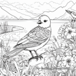 Birds of Different Climates Coloring Pages 2