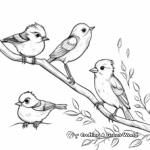 Birds of Different Climates Coloring Pages 3