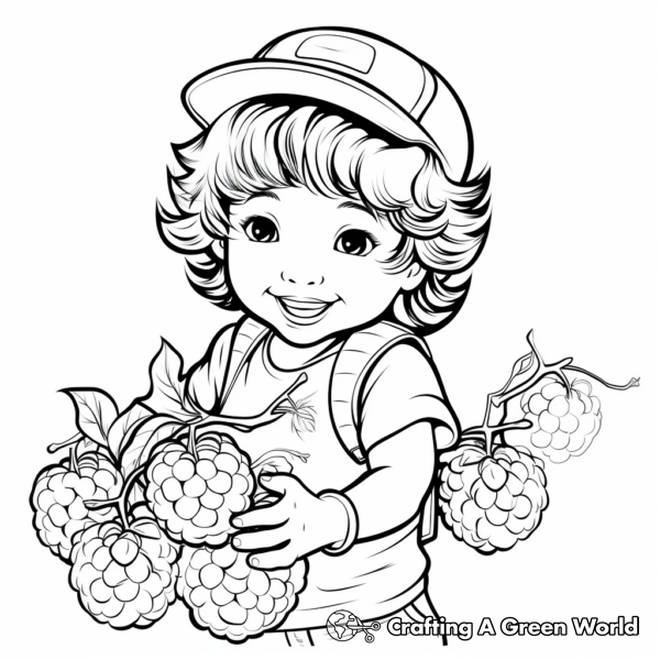 Blackberry Coloring Pages - Free &amp; Printable!