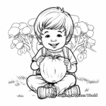 Black and White Blackberry Outline Coloring Pages 3