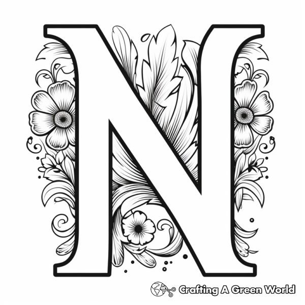 Letter N Coloring Pages - Free & Printable!