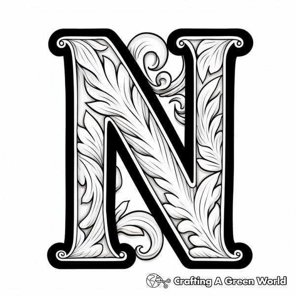 Letter N Coloring Pages - Free & Printable!