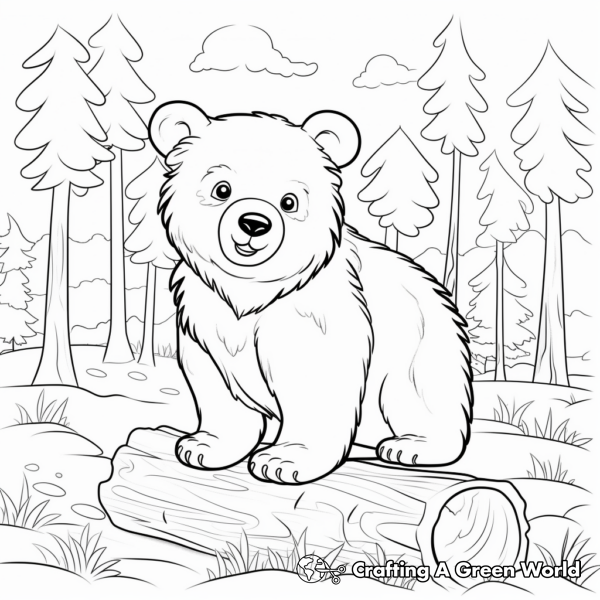 Black Bear Coloring Pages - Free & Printable!