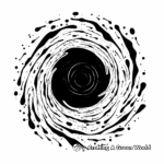 Black Hole Formation Coloring Pages for Children 4