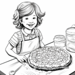 Blackberry Pie Baking Coloring Pages 1