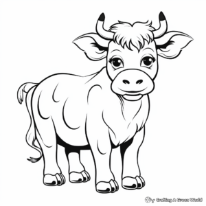Blank Animal Coloring Pages for Kids 1