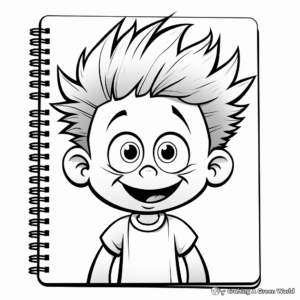 Blank Cartoon Characters Coloring Pages 3
