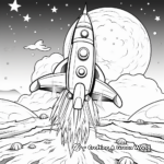 Blast-off into Space with Printable Planet Coloring Pages 2