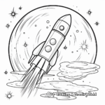 Blast-off into Space with Printable Planet Coloring Pages 4