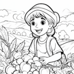 Blessed 'Goodness' Fruit of the Spirit Coloring Pages 1