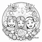 Blessed 'Goodness' Fruit of the Spirit Coloring Pages 4