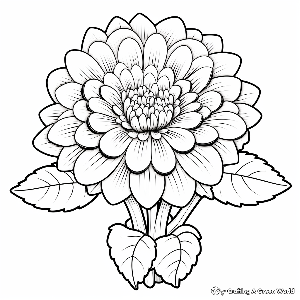 Blooming Cactus Flower Coloring Sheets 3