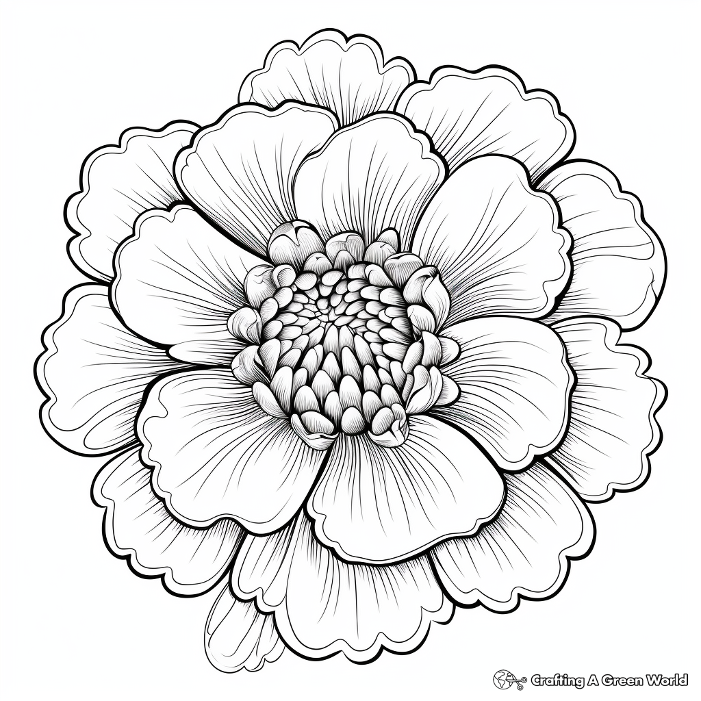 Blooming Cactus Flower Coloring Sheets 4