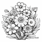 Blooming Flower Garden Coloring Pages 4