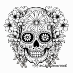 Boho Skull Coloring Pages for Daring Artists 2