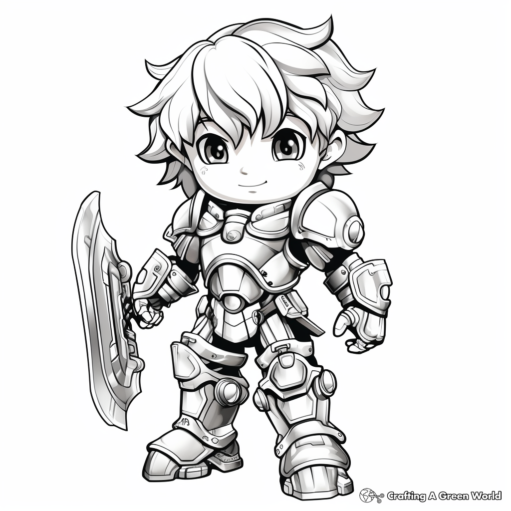 Bold and Beautiful Armor of God Coloring Pages 3