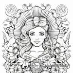 Bold and Beautiful: Empowering Words Coloring Pages 4
