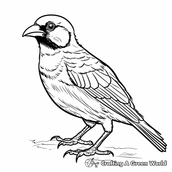 Cardinal Coloring Pages - Free &amp; Printable!