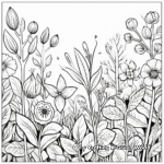 Botanical Aesthetic Coloring Pages for Plant Lovers 4