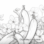 Bountiful Bunch of 'B is for Banana' Coloring Pages 1