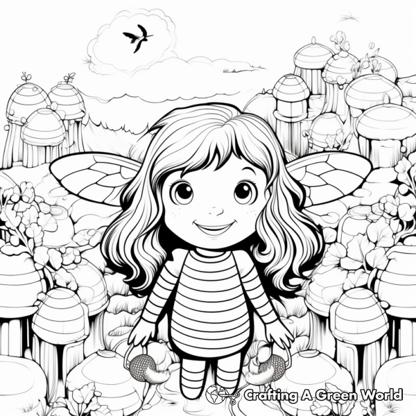 Honeycomb Coloring Pages - Free &amp; Printable!