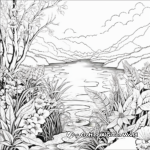 Breathtaking Nature Scenes Coloring Pages 2