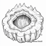 Bright Citrine Geode Coloring Sheets 2
