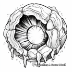Bright Citrine Geode Coloring Sheets 3