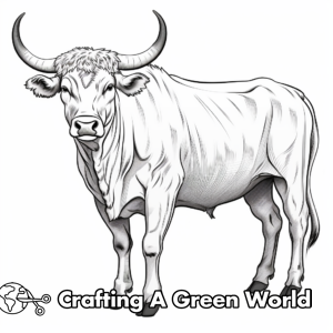 Bull Coloring Pages - Free & Printable!