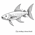 Broadbill Swordfish Coloring Page for Animal Lovers 1