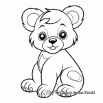 Brown Bear, Brown Bear Themed Coloring Pages 3