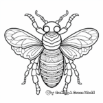 Bumblebee Mandala Coloring Pages for Adults 4