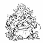 Bunch of Blackberries Coloring Pages 3