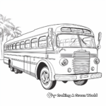 Buses Around the World Coloring Pages 4
