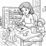 Busy Animal Shelter Coloring Pages 3
