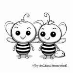 Busy Little Bees Coloring Pages 2