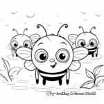 Busy Little Bees Coloring Pages 3