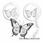 Butterfly Life Cycle Coloring Pages for Educators 1