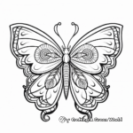 Butterfly Mandala Coloring Pages for Relaxation 2