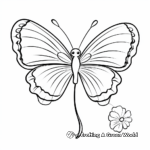 Butterfly on a Flower: Coloring Pages for All Ages 2