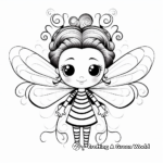 Buzz-Worthy Queen Bee Coloring Sheets 3