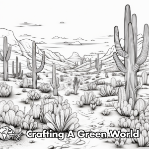 Desert Coloring Pages - Free & Printable!