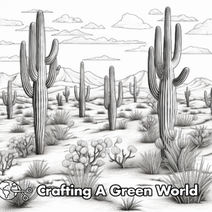 Desert Coloring Pages - Free &amp; Printable!