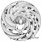 Calm and Relaxing Swirl Coloring Pages for Stress Relief 2